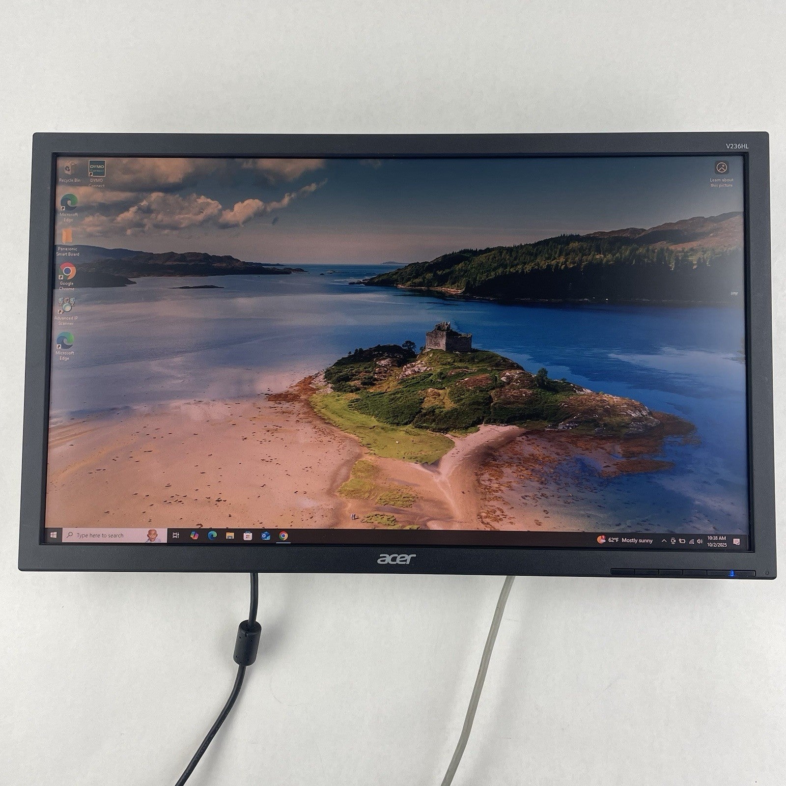 Acer V236HL LED Backlit Widescreen 1920x1080 16:9  Monitor Grade B