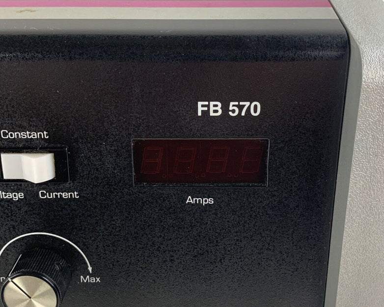 Fisher Biotech FB 570 Electrophoresis Power Supply Power Tested