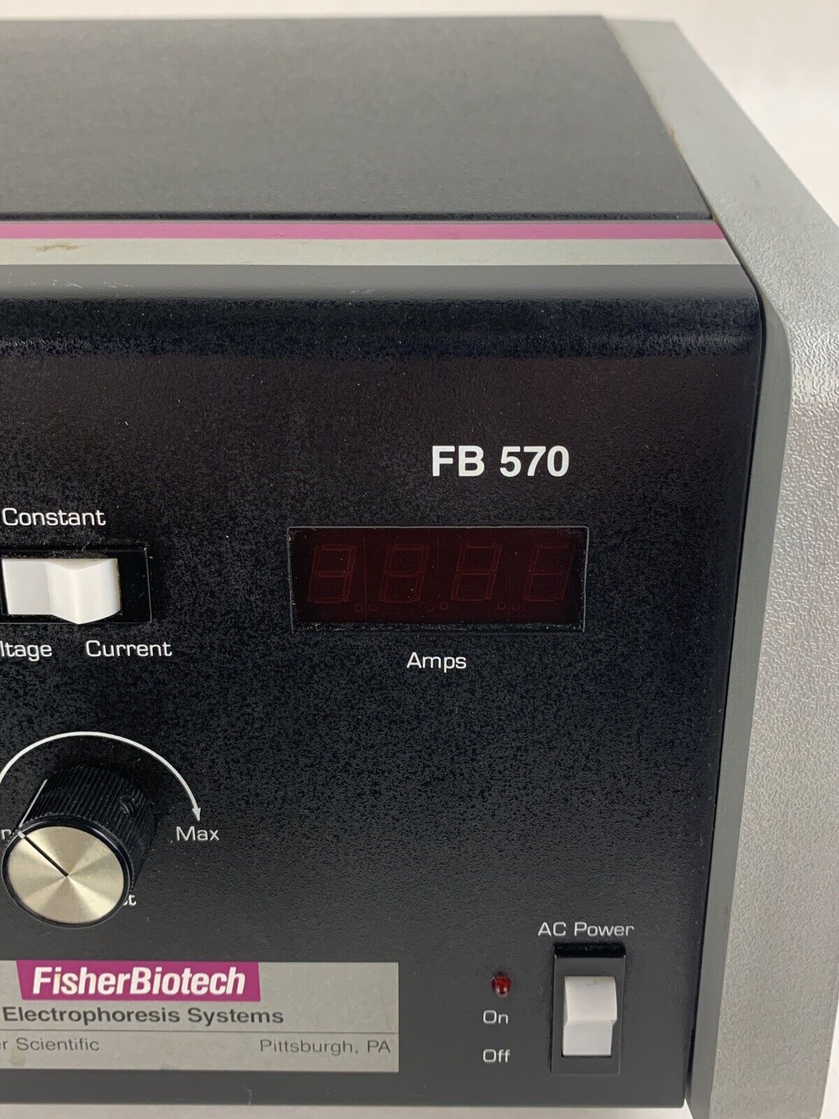 Fisher Biotech FB 570 Electrophoresis Power Supply Power Tested