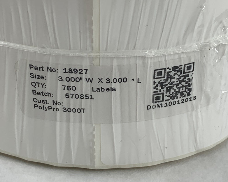 Zebra PolyPro 3000T 760 Label Roll