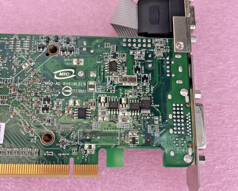 Asus ATI 0WX085 ad-rv610le Radeon HD2400 Pro 128MB VGA DVI GPU (Lot of 2)