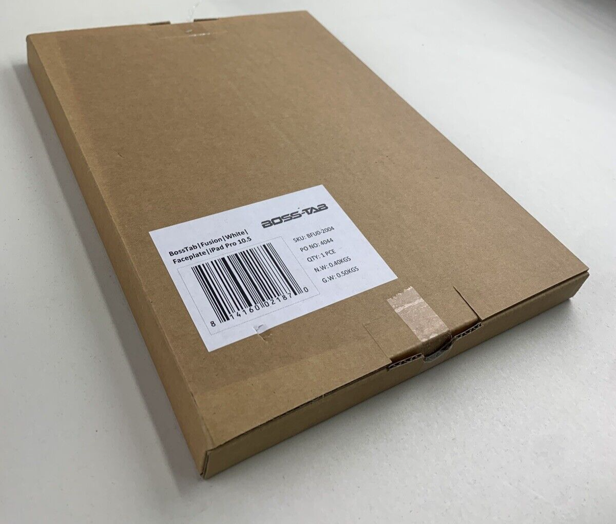 BossTab BFU0-2004 Fusion White Faceplate iPad Pro 10.5