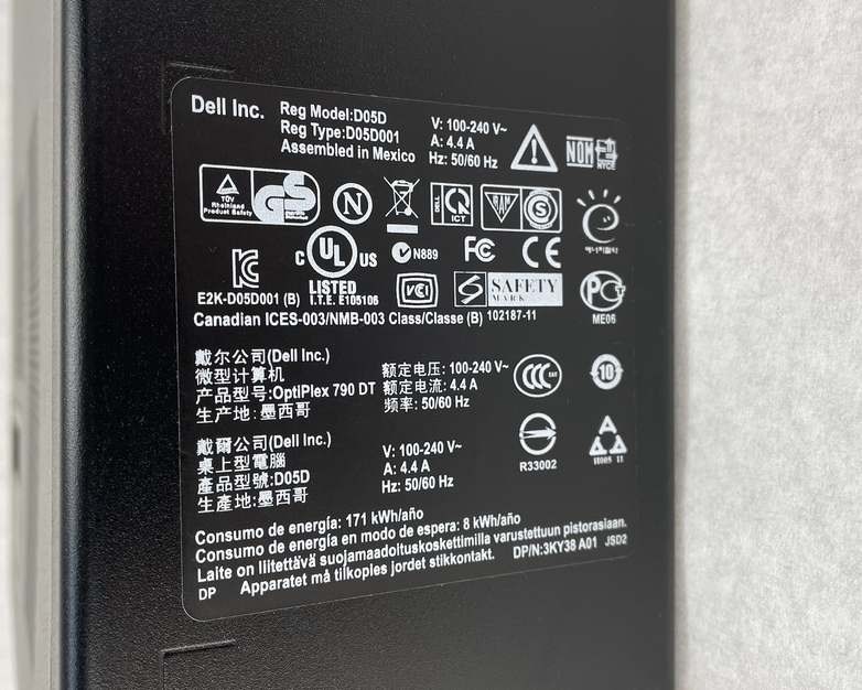 Dell Optiplex 790 DT i5-2400 3.10 GHz 4 GB Ram No HDD No OS