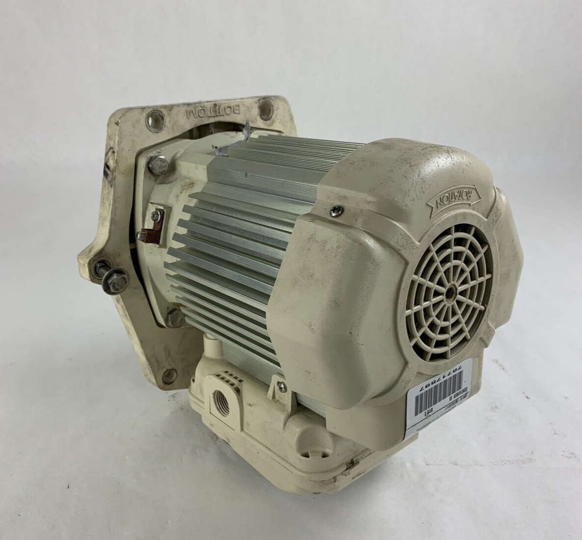 Electric Pump Motor 208-230/460VAC 3Ph 3450RPM Frame 56Y for Parts and Repair