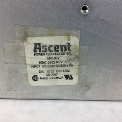 Ascent Power Supply APO 977 105k15862