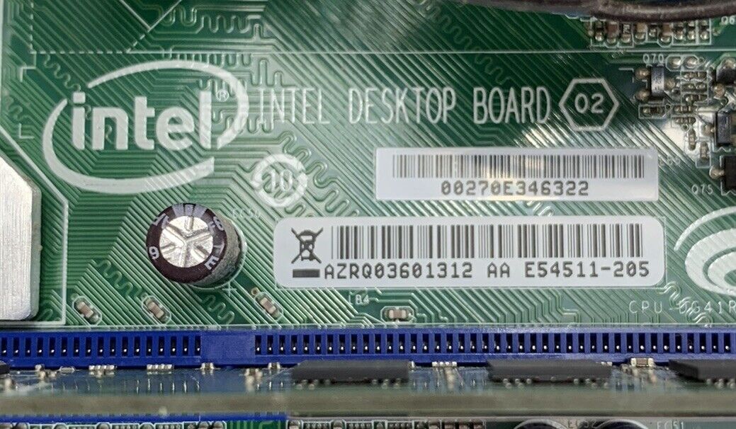 Intel PG41RQ Motherboard Intel Celeron E3300 2.5GHz 2GB RAM w/Shield