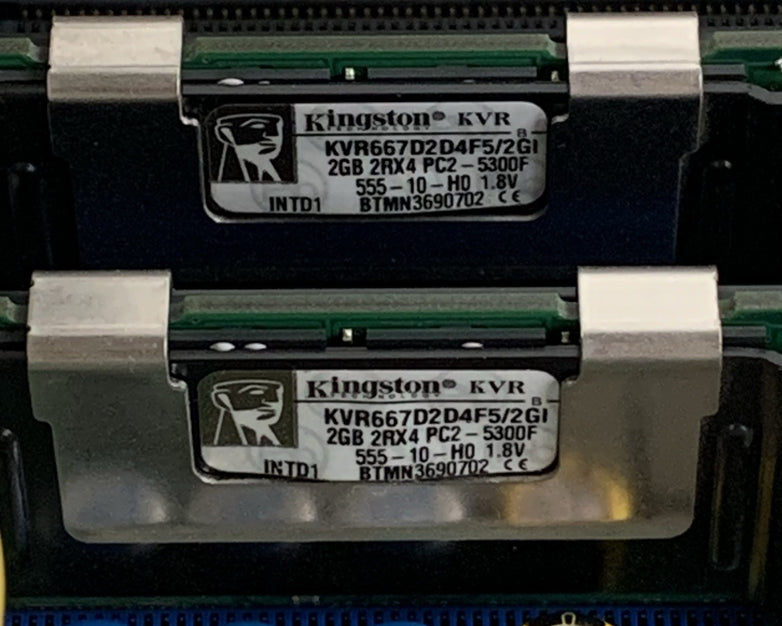 Data Domain DD510 S5000PSL Array 1x Intel Xeon 5110 1.6GHz 4GB RAM No OS/HDD