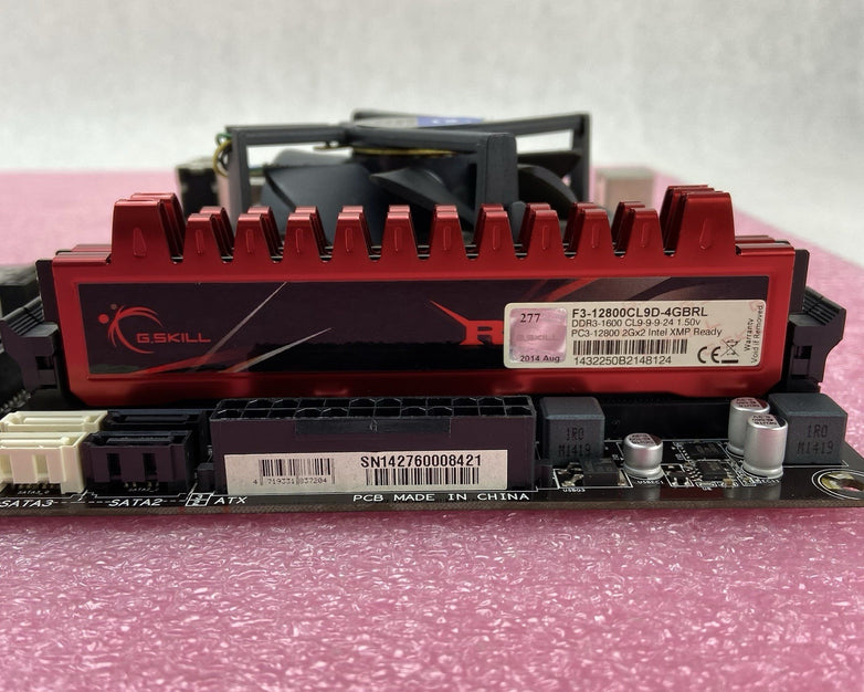 Gigabyte H81M-DS2V Motherboard Intel Pentium G3220 3GHz 4GB RAM w/IO Shield