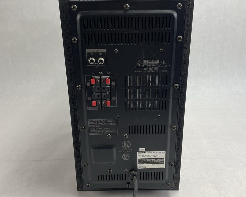 Sony SA-W303 Home Theater Active Subwoofer
