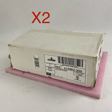 Leviton 41AW2-100 Wall Mount Wiring Base W/Legs Lot of 2