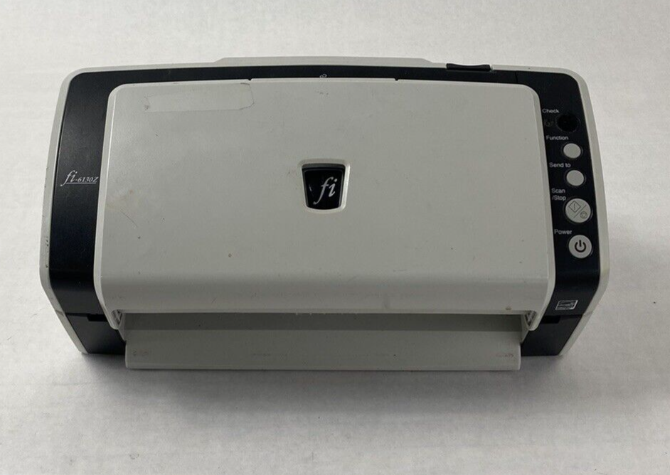 Fujitsu fi-6130z Document Scanner For Parts or Repair No AC Adapter