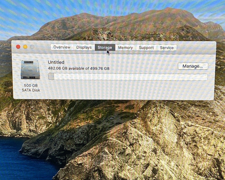 Apple A1418 iMac 21.5" 2013 3.3GHz Core i3 4GB RAM 500GB HDD macOS 10.15.7