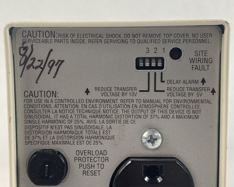 APC Back-ups 280 Battery Backup No Batteries Tested
