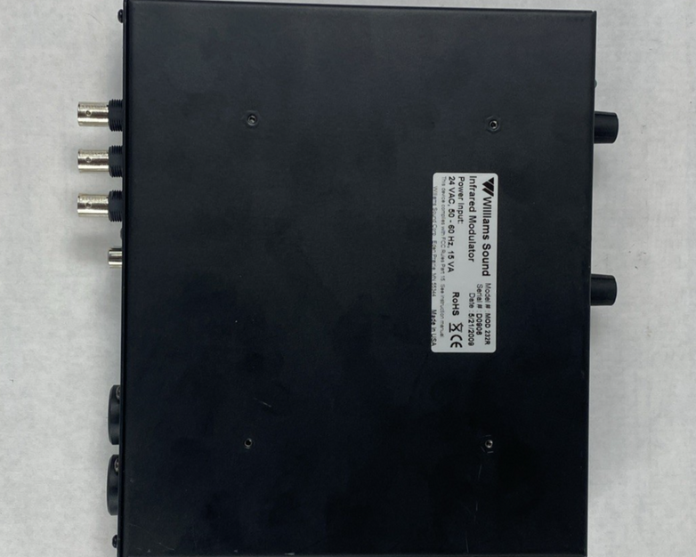 Williams Sound MOD 232 Two Channel Infrared System Modulator Untested