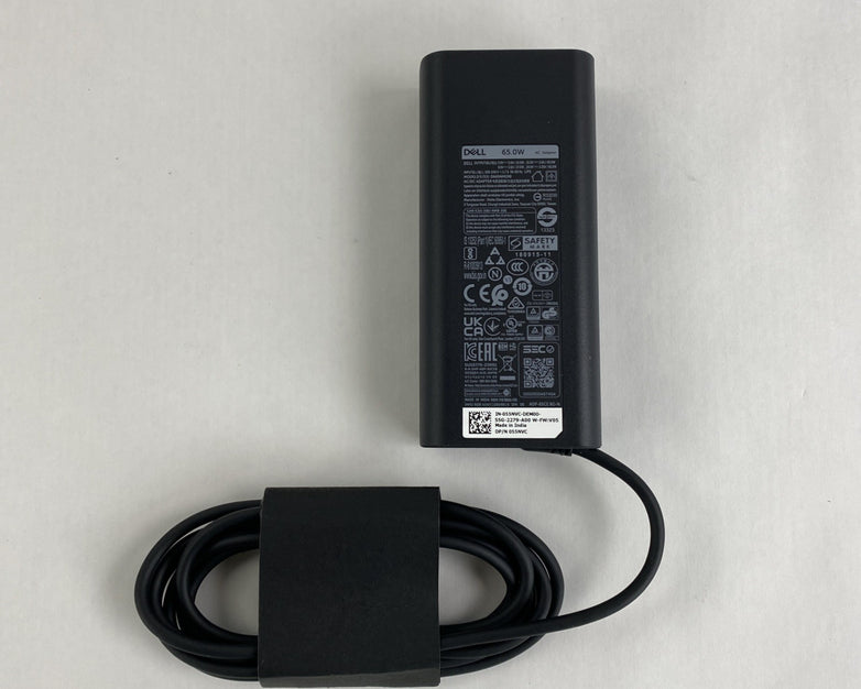 Dell DA65NM190 65W USB-C AC Adapter No Power Cord Mix Lot of 2 w/ LA65NM190