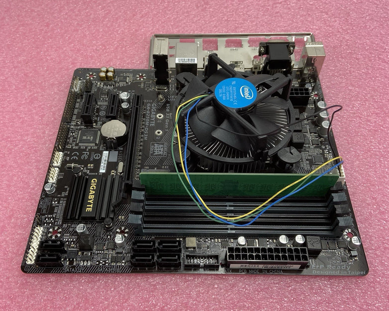 Gigabyte B250M-DS3H Motherboard Intel Core i5-7400 3GHz 4GB RAM w/IO Shield