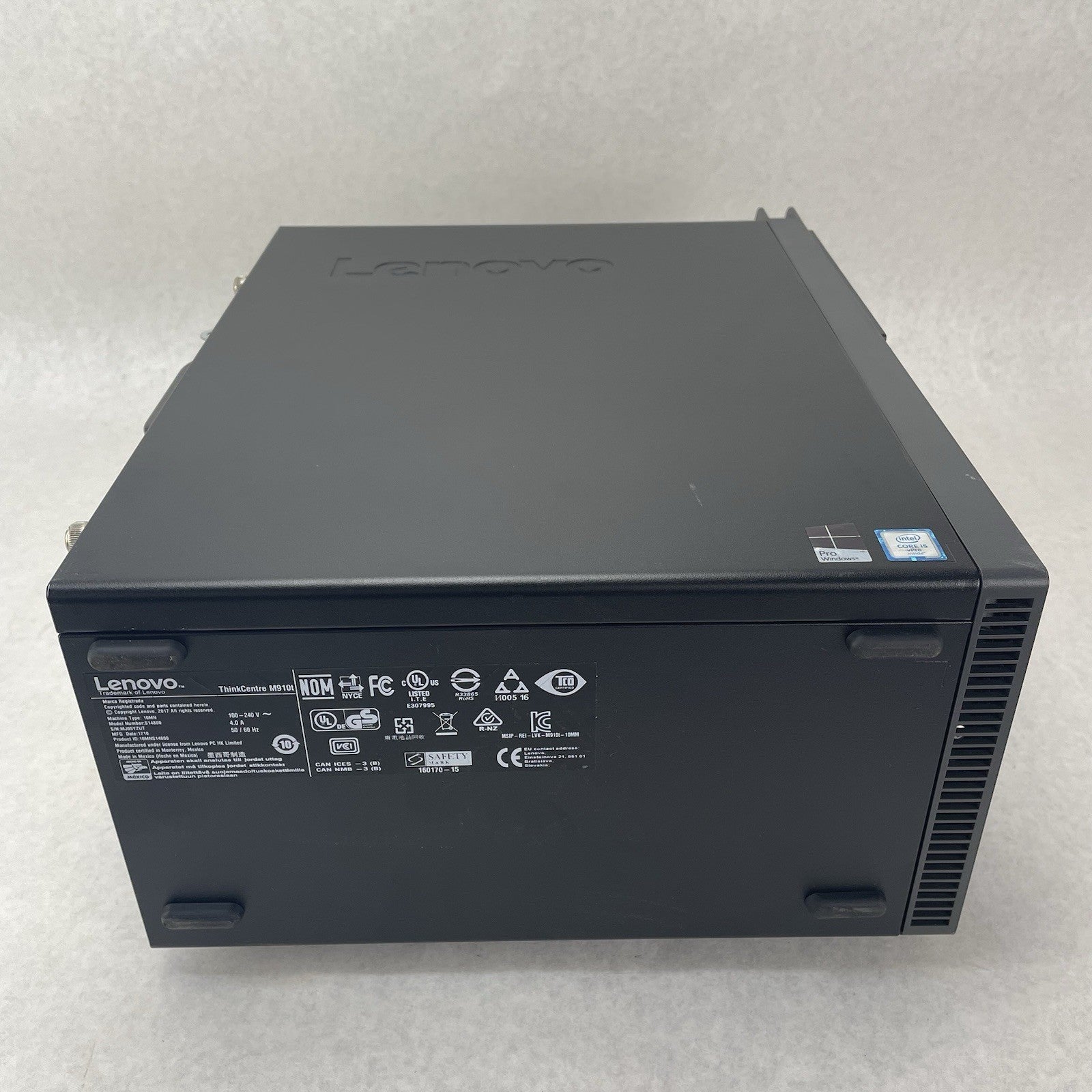 Lenovo ThinkCentre M910T DT i5-6500 3.20 GHz 16 GB RAM No SSD/OS8