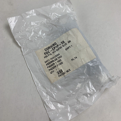 Corning FDC-CP1P-59 FDC PNL W/3 Duplex SC SLVS
