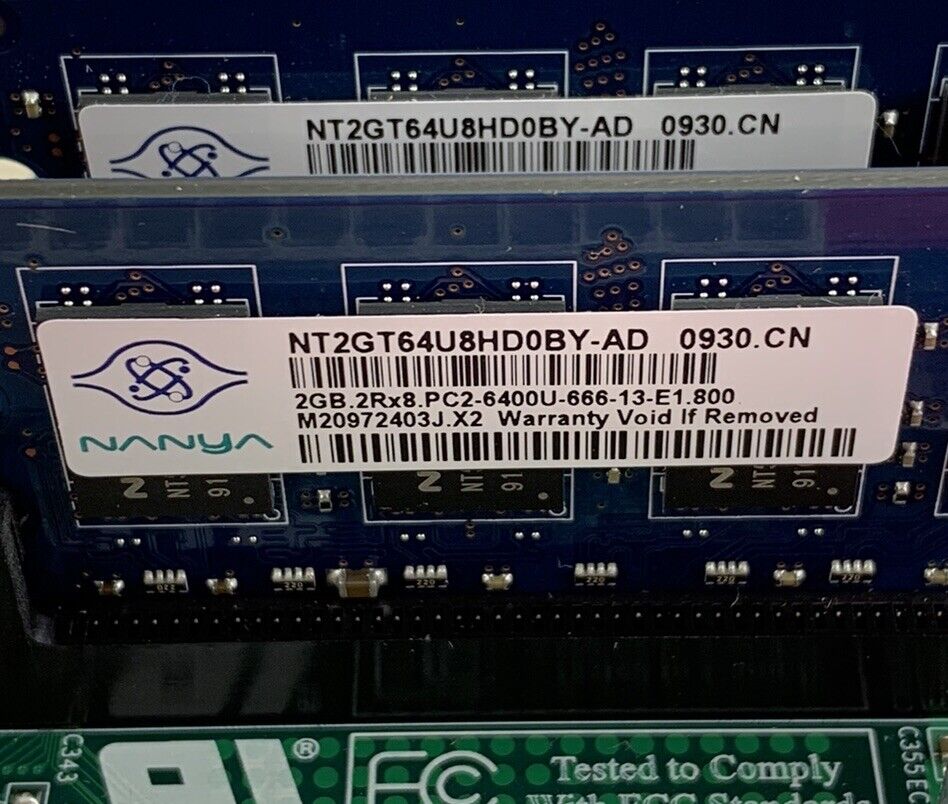 Dell 0U880P Motherboard Intel Pentium E5200 2.50GHz 4GB RAM w/ Shield