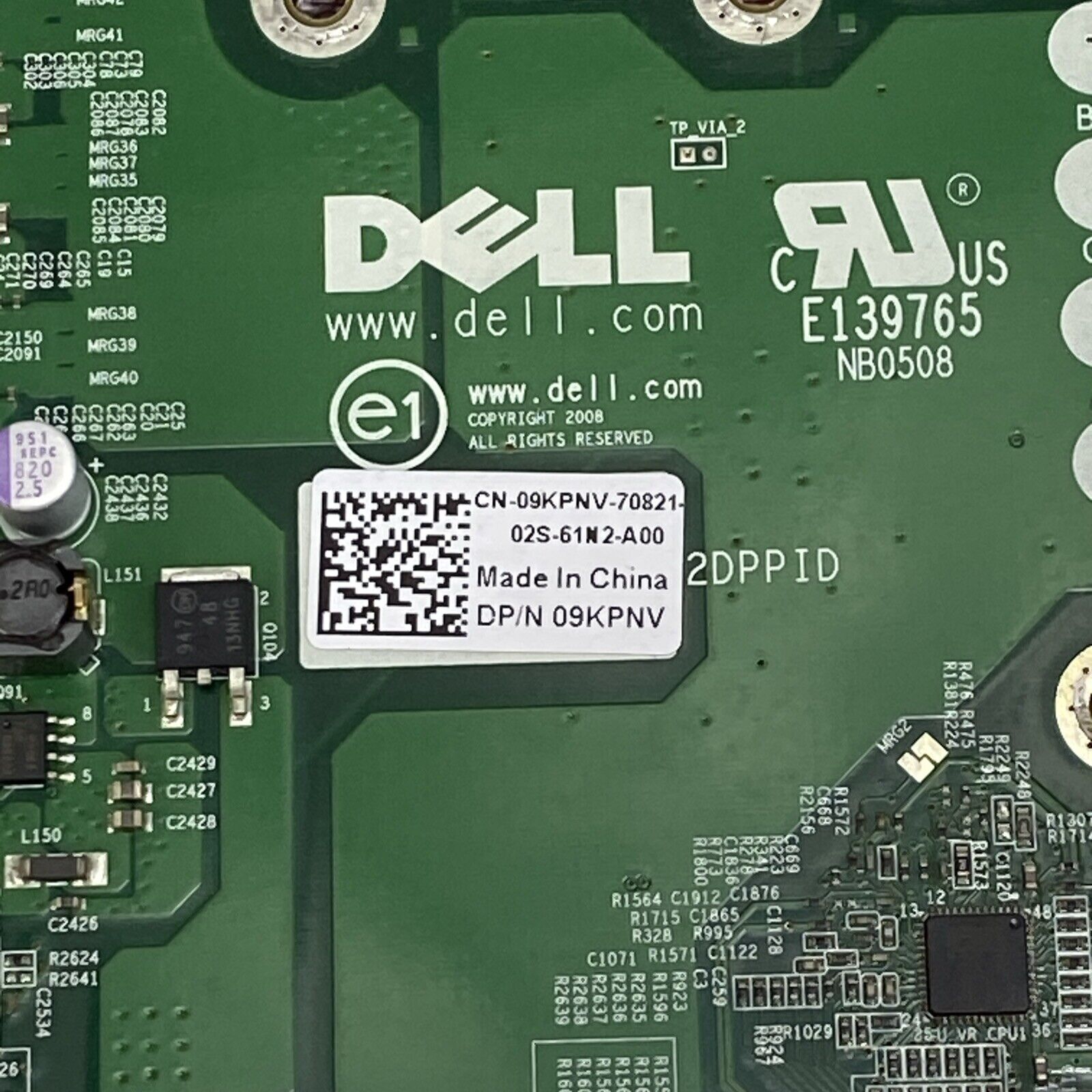 Dell Precision T3500 Motherboard Xeon E5507 2.27GHz 4GB RAM