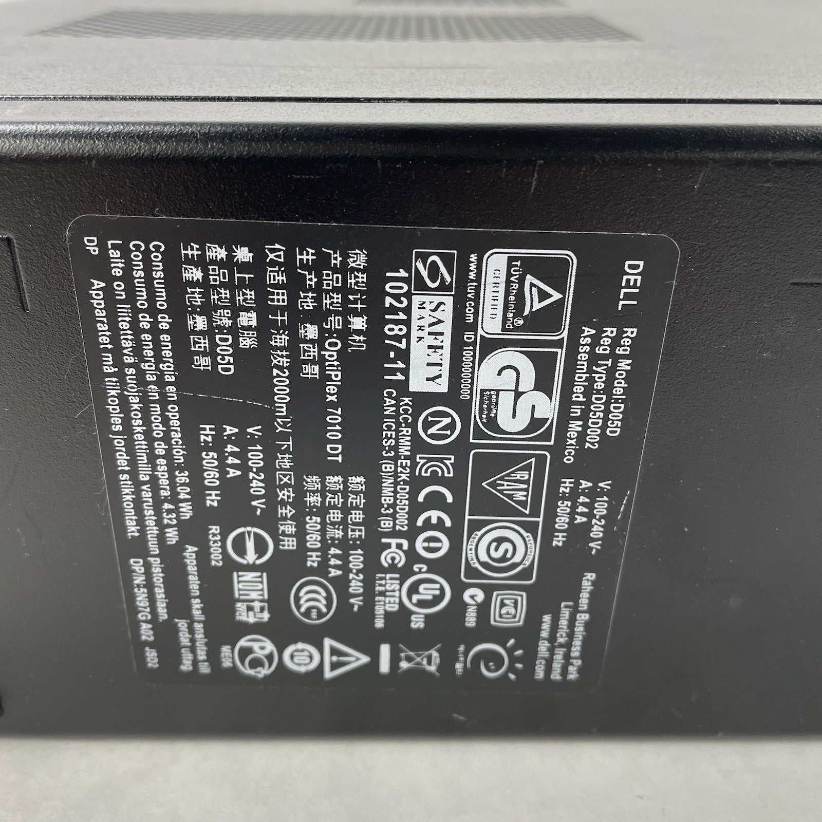 Dell Optiplex 7010 DT i5-3470 3.20 GHz 4 GB RAM No HDD/OS9