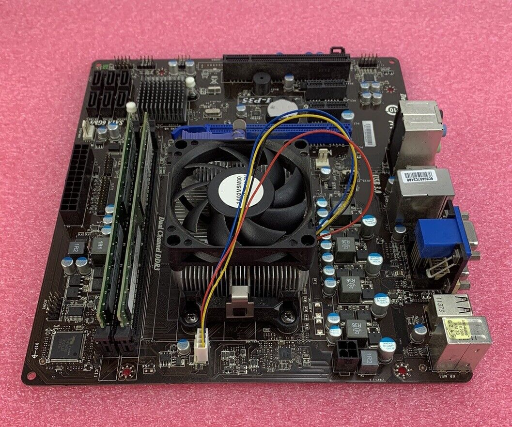 MSI MS-7697 Motherboard AMD A6-3500 2.1GHz 4GB RAM w/ Shield