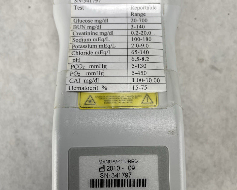 Abbott i-STAT 1 Wireless Clinical Blood Analyzer Untested
