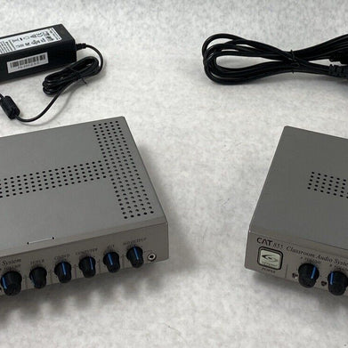 Lot( 2 ) Lightspeed AMP-855 CAT 855 Classroom Audio System bundle Power Supply