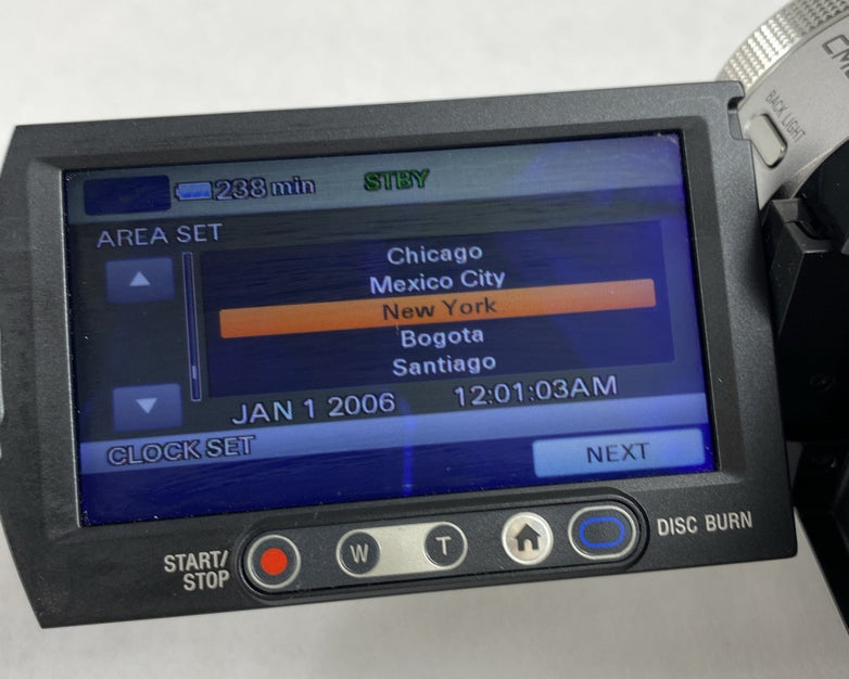Sony HDR-SR1 30GB HDD LCD Touchscreen Digital Handycam Camcorder - Tested
