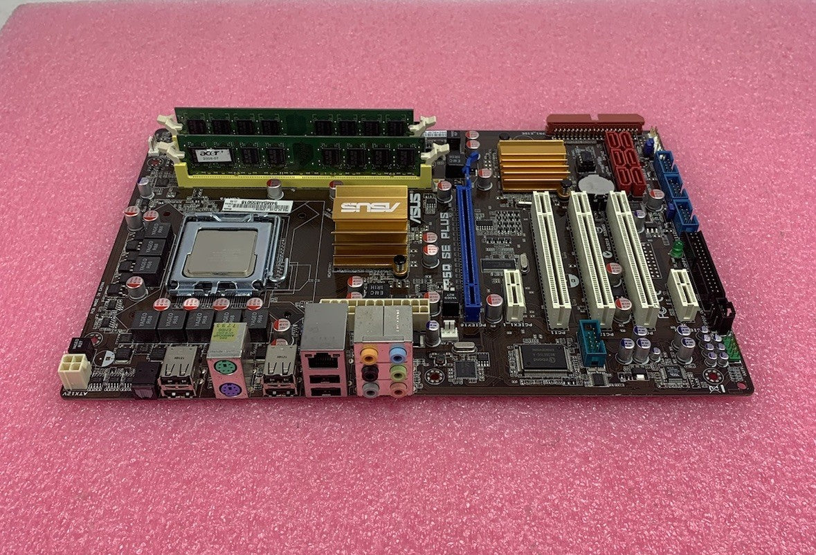 Asus P5Q SE Plus Motherboard Intel Pentium Dual-Core E5400 2.5GHz No Shield