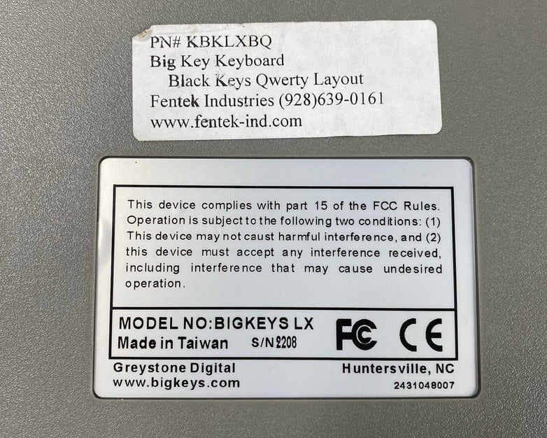 Greystone Digital BigKeys LX Keyboard - Parts or Repair