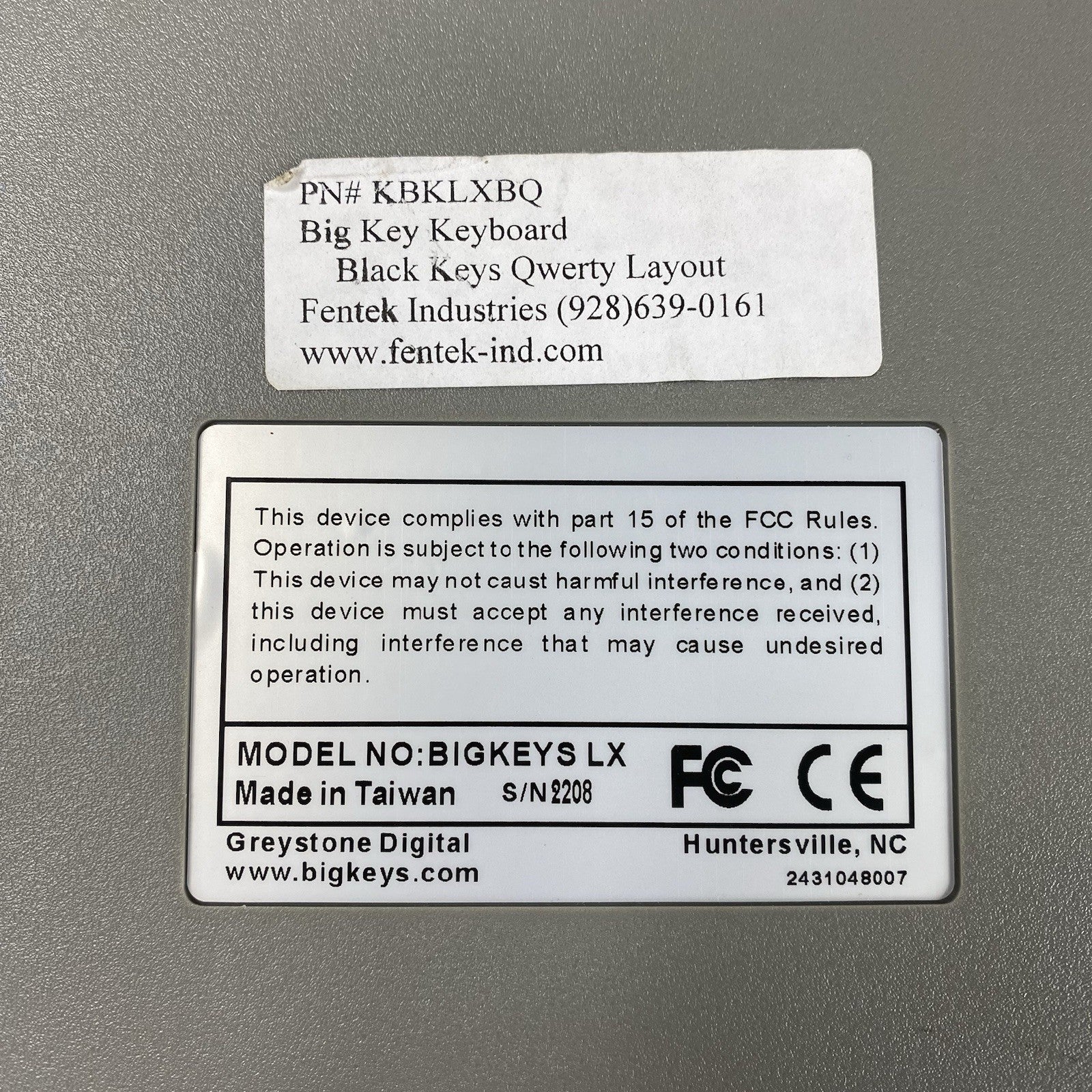 Greystone Digital BigKeys LX Keyboard - Parts or Repair