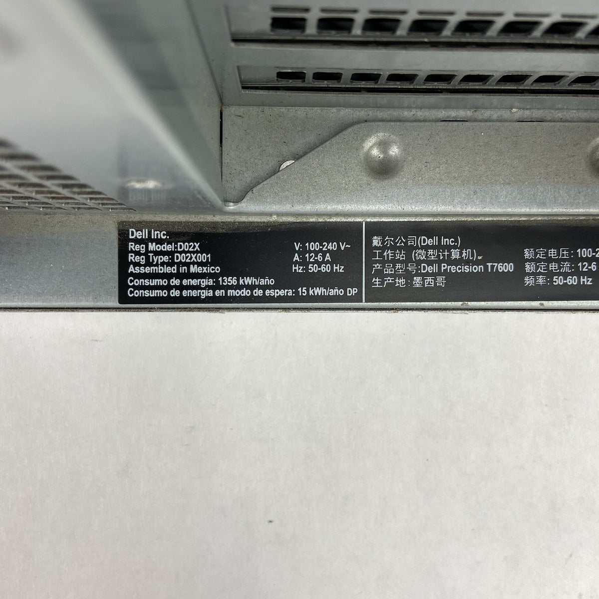 Dell Precision T7600 MT 2x Intel Xeon E5-2609 2.4GHz 32GB RAM No HDD/OS/GPU6