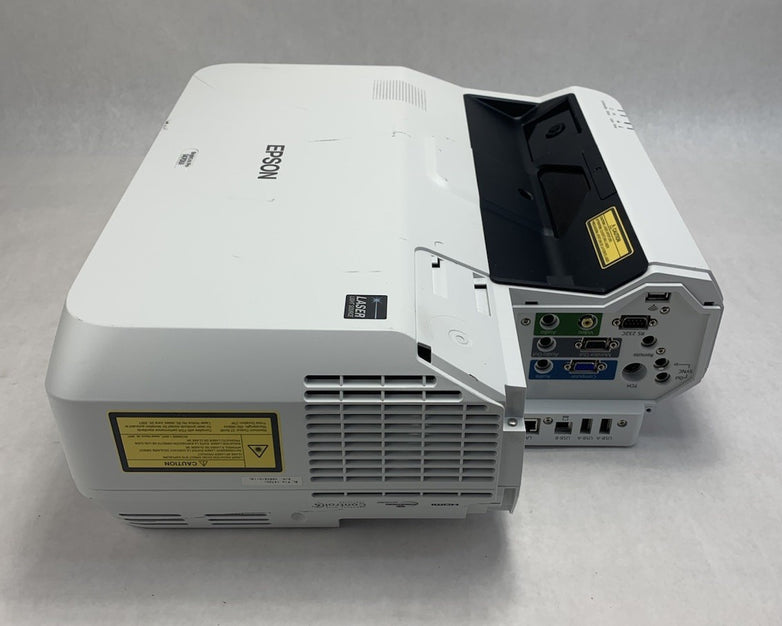 Epson BrightLink Pro 1470Ui H876A LCD Laser Projector No Remote - Yellow Display