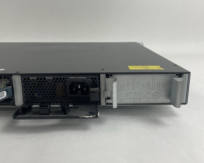 Cisco WS-C3650-48PS-S V04 Tested & Reset 1X PSU