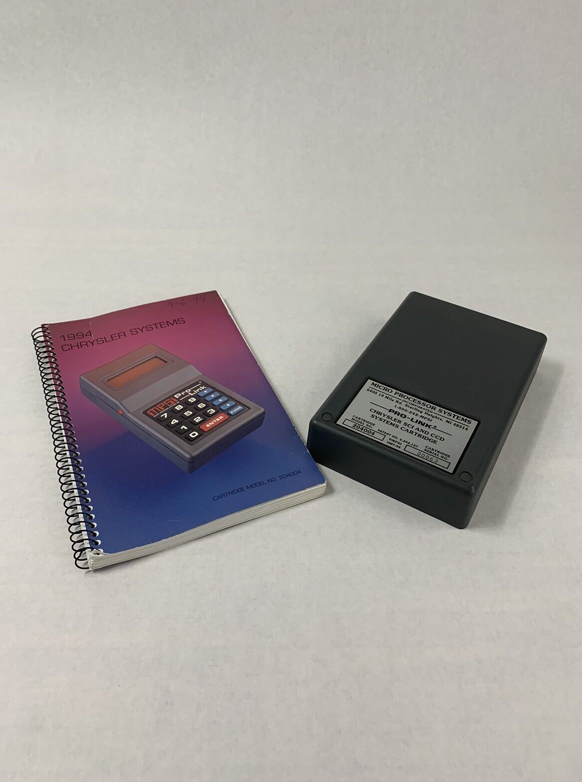 MPSI Chrysler SCI and CCD System Cartridge 204004