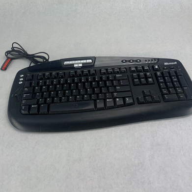 Lot of 2 Microsoft KC-0405 Wired Keyboard
