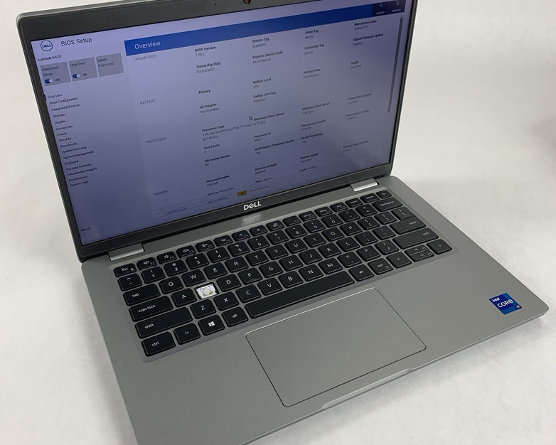 Dell Latitude 5420 14" Laptop i7-1165G7 2.8 GHz 8 GB Ram No OS/SSD/AC No S Key