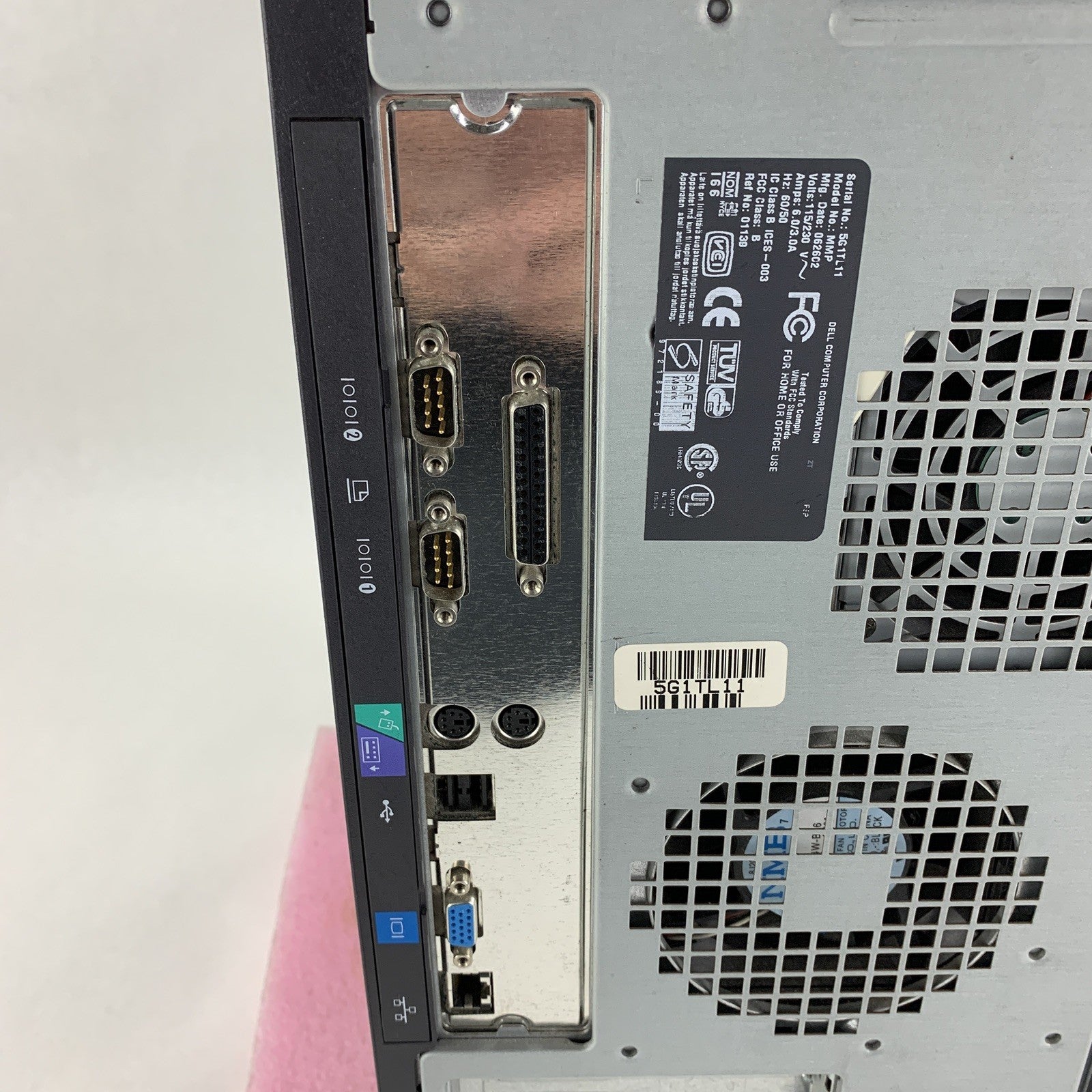 Dell Poweredge 1400 Intel Pentium iii 1.13 GHz 16 GB Ram No OS No HDD No Front