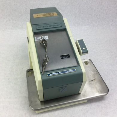 Hedman 3300 Check Signer  Includes Keys  Untested