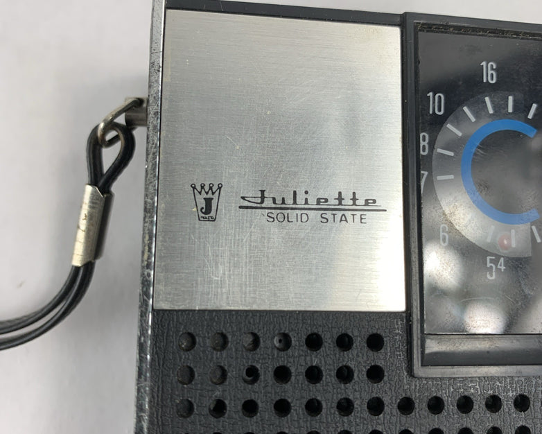 Vintage Juliette Solid State AM Pocket Transistor Radio APR-256F - Tested