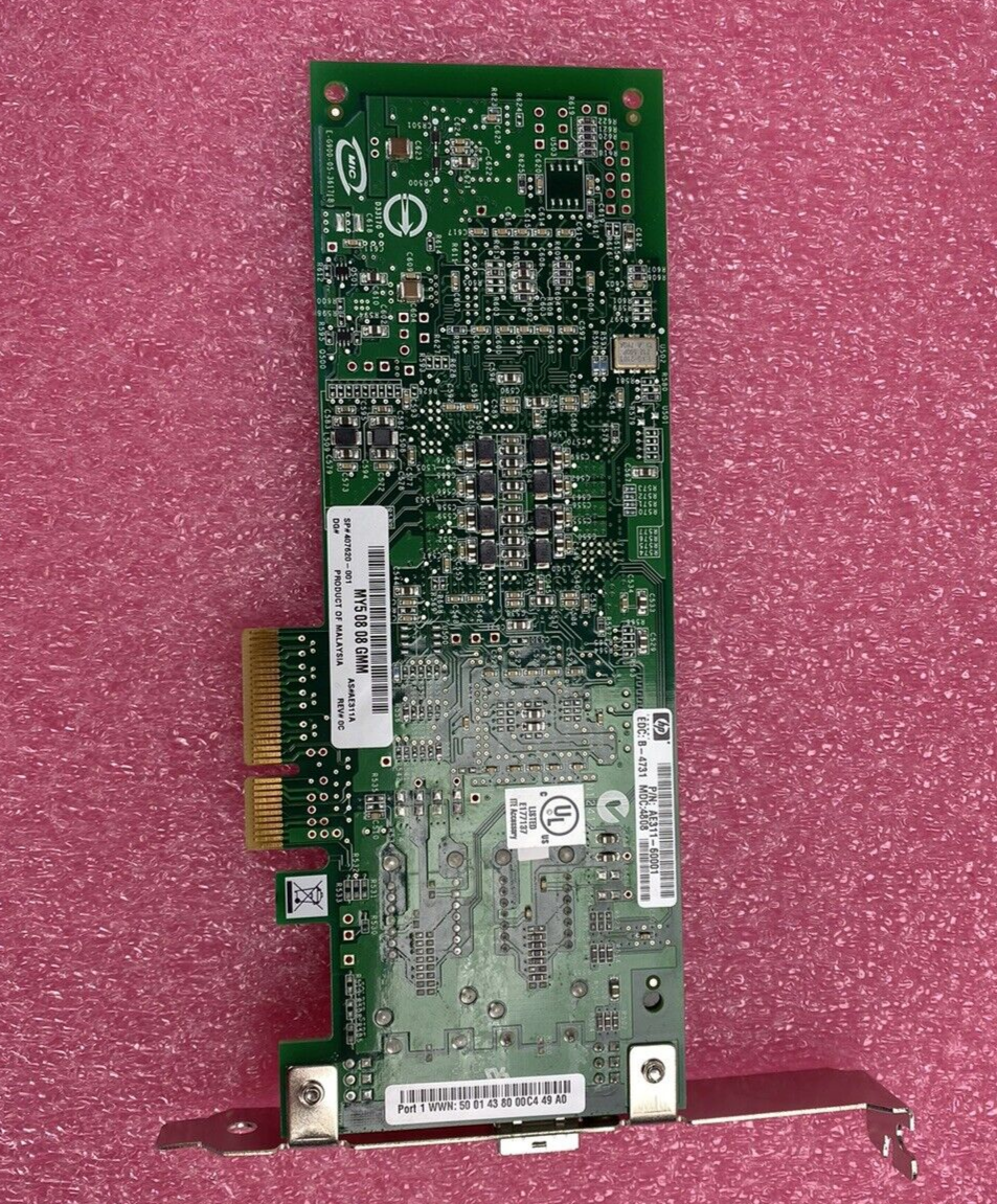 Lot of 3 Qlogic QLE2460-HP PX2510401-11 H 4Gb Single Port Fibre Channel PCIe