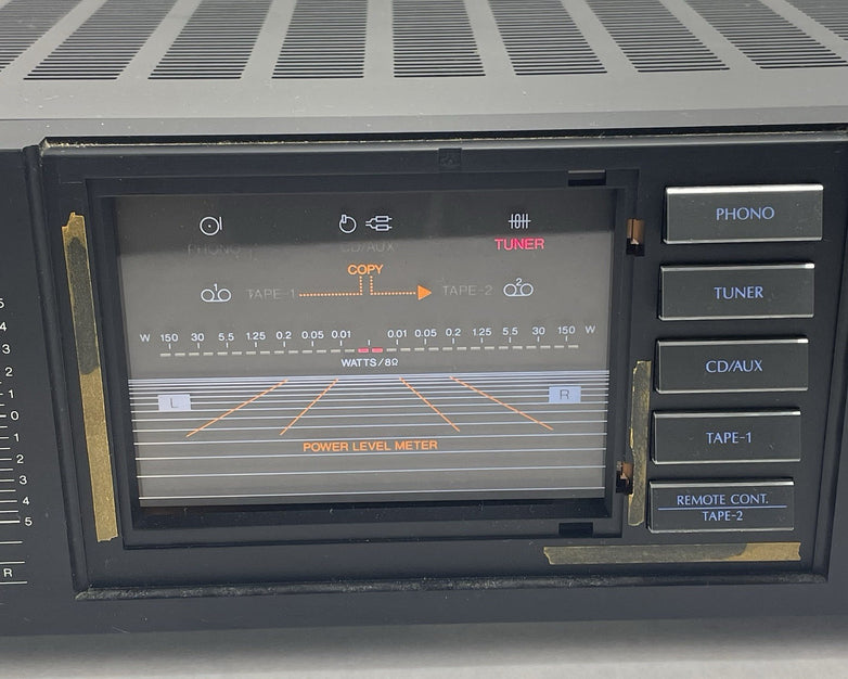 Sansui A-1200 Amplifier with Equalizer Tested For Parts Or Repair