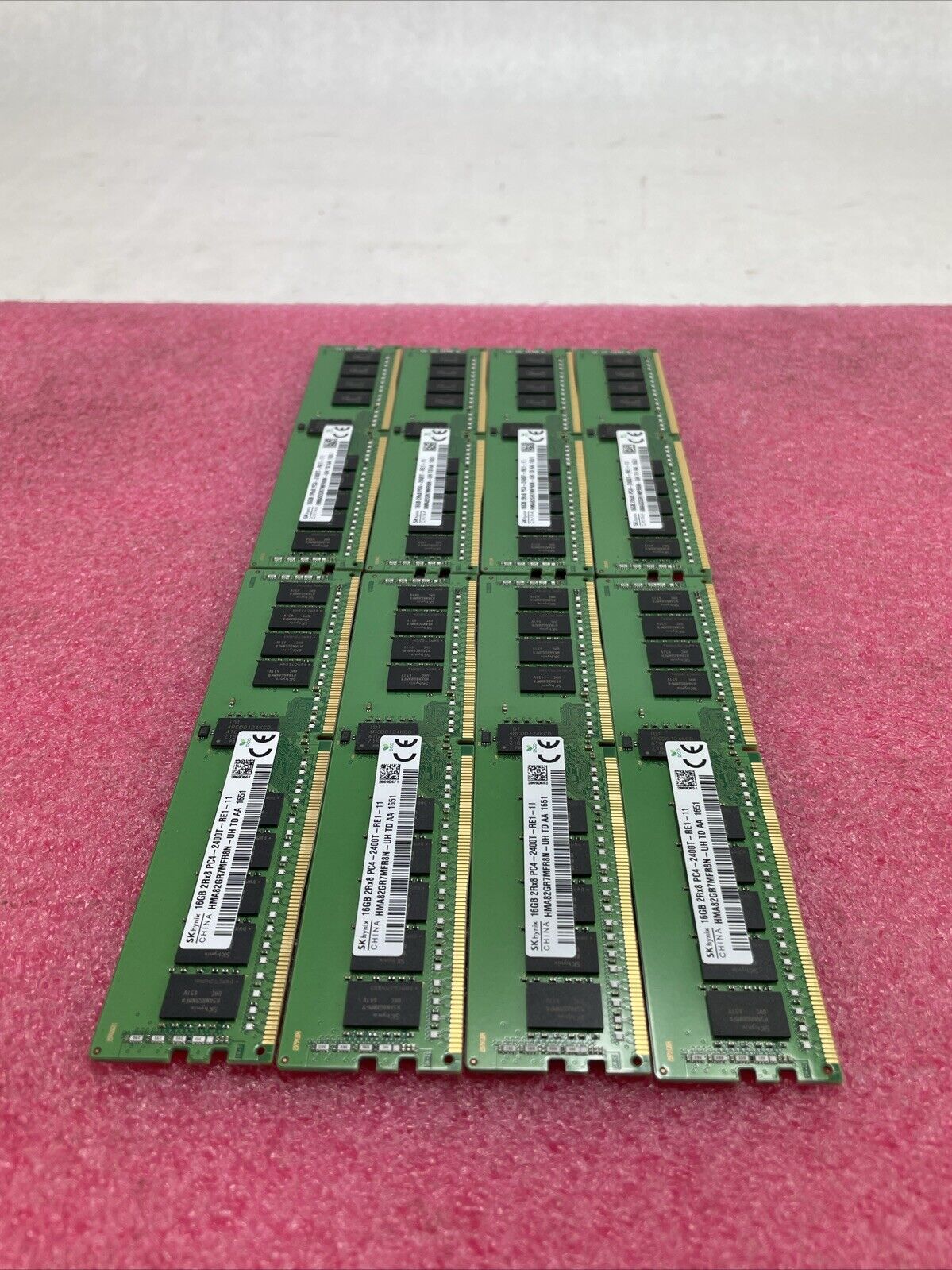 SK Hynix 16GB 2Rx8 PC4-2400T HMAGR7MFR8N-UH TD AA 1651 Lot of 8