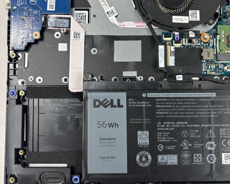 Dell Latitude 3500 15.6" Laptop i5-8265U 1.6 GHz 8 GB Ram No OS No HDD No AC