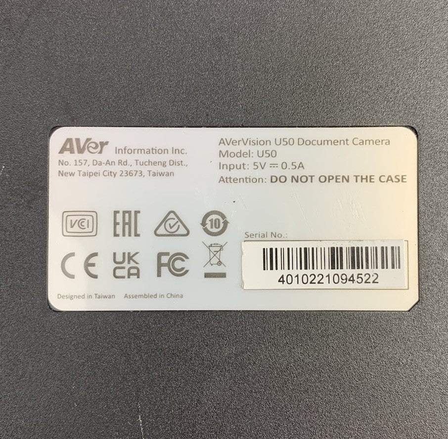 AVer AVerVision U50 Document Camera