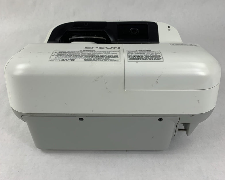Epson BrightLink 595Wi H599A LCD Projector 205 Lamp Hours - No Remote Loud Fan