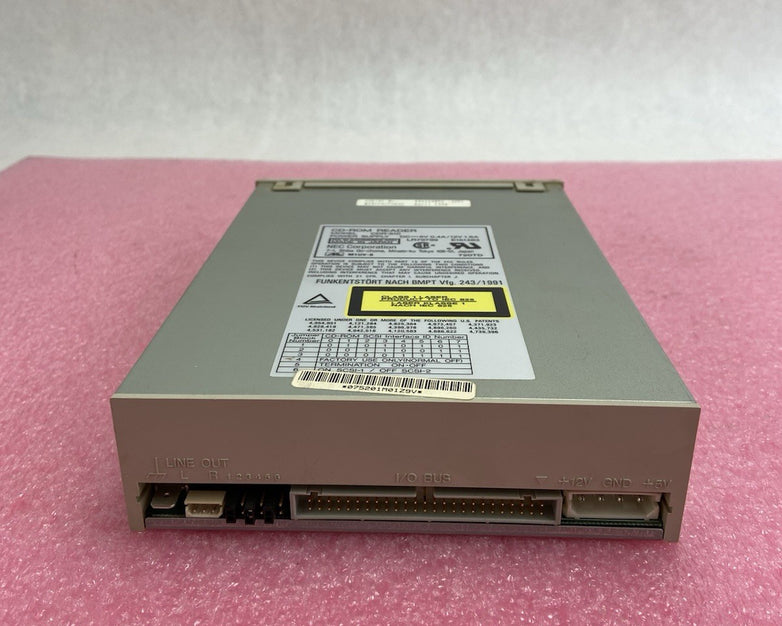 NEC CDR-510 CD-ROM Reader SCSI 50-Pin Internal Caddy Drive Tested and Working