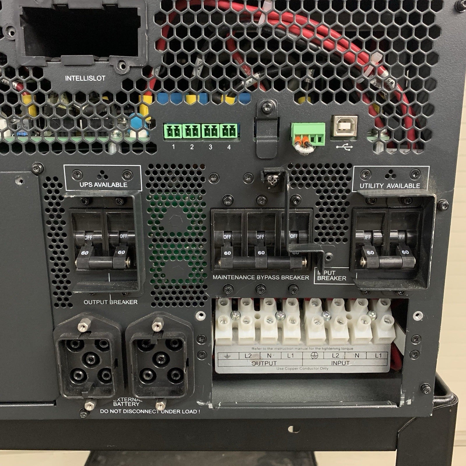 Emerson-Liebert GXT3-8000RT208 8000va 240v UPS Fault A and B Parts and Repair10