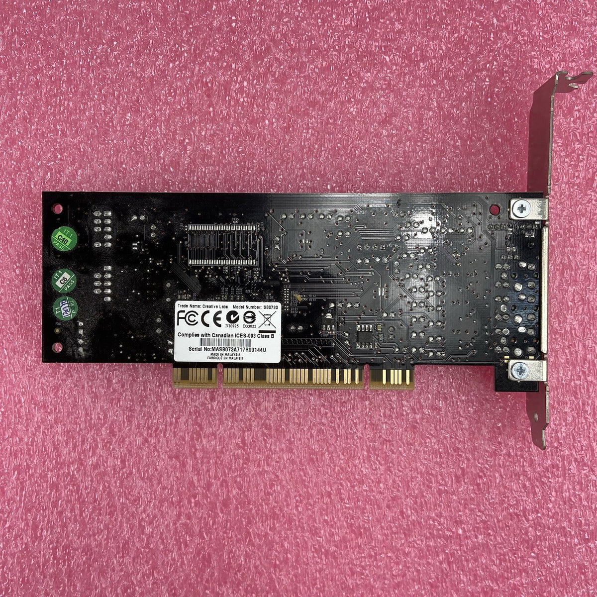 Creative Labs SB0730 X-FI Extreme Gamer 5.1 PCI Audio Card5